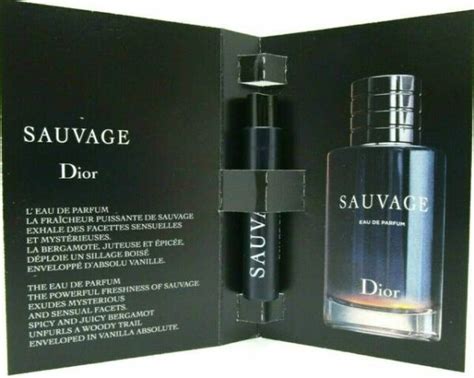 dior sauvage men sample|Dior Sauvage sample for sale.